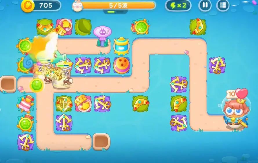 保卫萝卜4海的闺女50关图文攻略