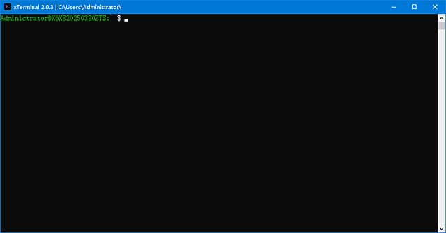 xTerminal(开源免费命令终端) v2.0.4.2 中文绿色版